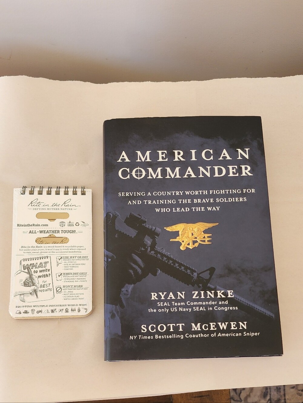 Ryan Zinke "American Commander" Hardcover Book
